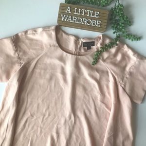 TopShop Pink Short Sleeve Babydoll Top